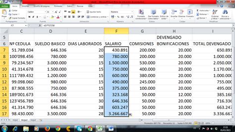 Formulas Para Hacer Una Nomina En Excel Actualizado Noviembre Images