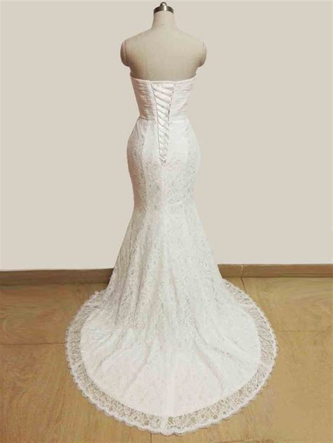 JIERUIZE, vestidos de novia, белое кружевное свадебное платье Русалочки ...