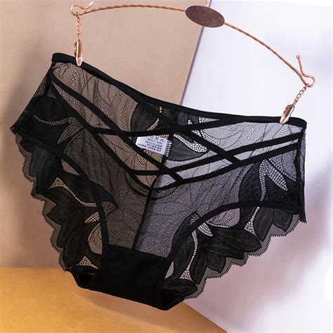 Culotte Slip Sous V Tements Transparents Vid S Pour Femmes Culottes Sexy Lingerie Tentation