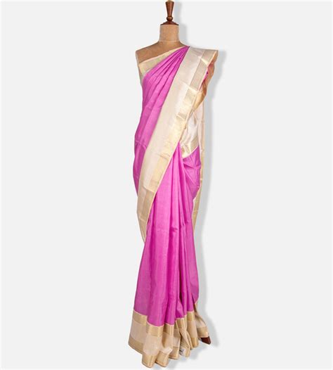 Buy Pink Kanchipuram Silk Saree
