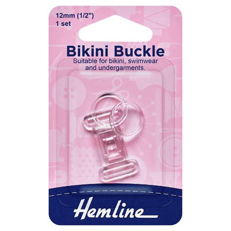 Bikini Buckle Set Mm Clear H C The Nimble Thimble