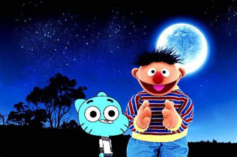 Gumball Hanging Out With Ernie In The Night By Brad090904 On Deviantart