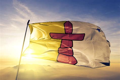 Nunavut flag Free Stock Photos, Images, and Pictures of Nunavut flag