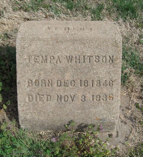 Tempa Lucinda Edwards Whitson 1848 1935 Find A Grave Memorial