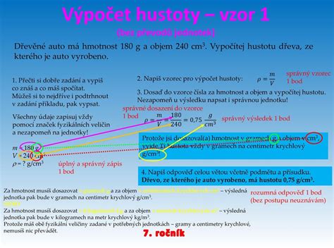 Výpočet Hustoty Práce S Tabulkami Pdf Stažení Zdarma