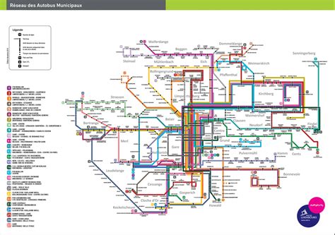 Luxembourg Public transport Map : inat