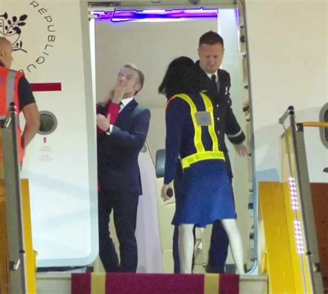 Emmanuel Macron reveals reason why wife Brigitte SHOVED him in face in