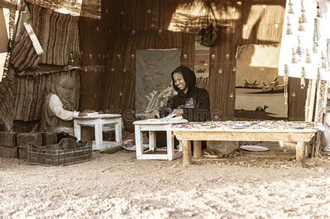 Artisans Crafting Handmade Goods in Desert Workshop Editorial Image ...