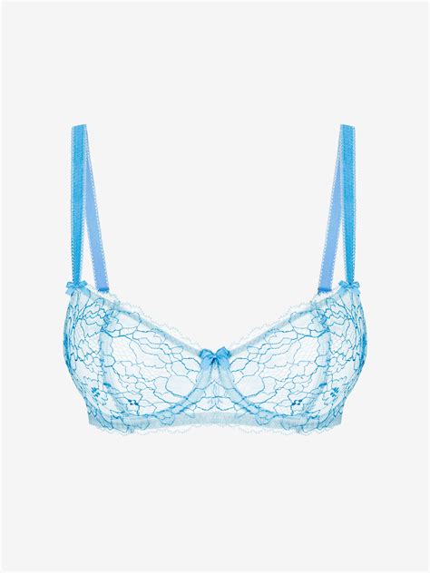 Lissi Bloom Balconette Bra Azure Blue CHANGE Lingerie