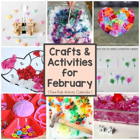 A Month of Crafts & Kids Activities for February! - Where Imagination Grows
