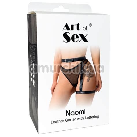 Гартер Art of Sex Naomi з написом Sexy червоний купити в секс шопі в