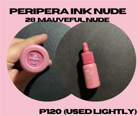 Peripera Ink Nude Velvet Mauveful Nude Beauty Personal Care Face Makeup On Carousell