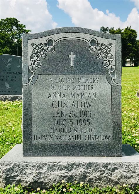 Anna Marian Mccloskey Custalow Find A Grave Memorial