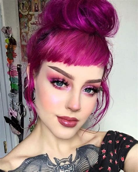 Lunar Tides Hair Colors On Instagram Full On Fuchsia How Gorgeous