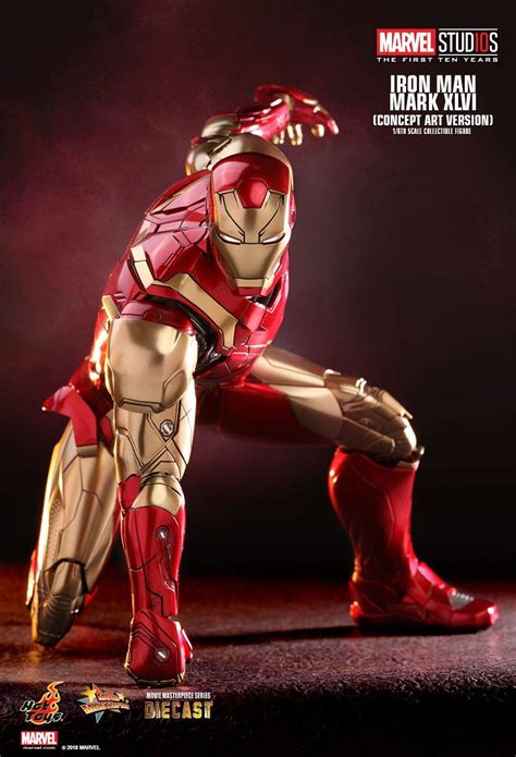 Hot Toys Ht Iron Man Mark Xlvi Mark Tony Stark Desertcart India