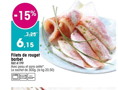 Promo Filets De Rouget Chez Croque Gel