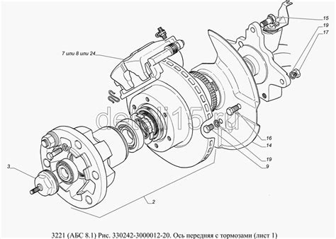 Ступица передняя газель некст чертеж - 92 фото