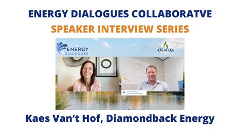 Energy Dialogues Speaks With Kaes Vant Hof CFO And EVP Of Business