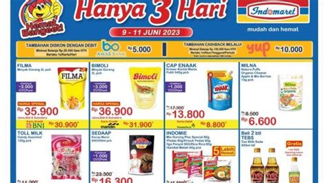 Promo Jsm Indomaret Hari Ini Juni Minyak Goreng Ada Cashback