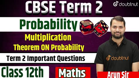 Probability Multiplication Theorem On Probability Important