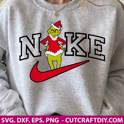 Nike Grinch Svg Cut File Grinch Svg Nike Christmas Svg Grinch