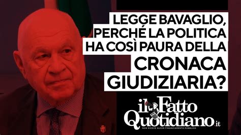 Legge bavaglio perché il governo ha così paura della cronaca