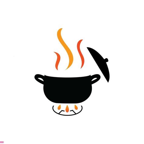 diseño de logotipo de olla de cocina para negocios y empresa Logos