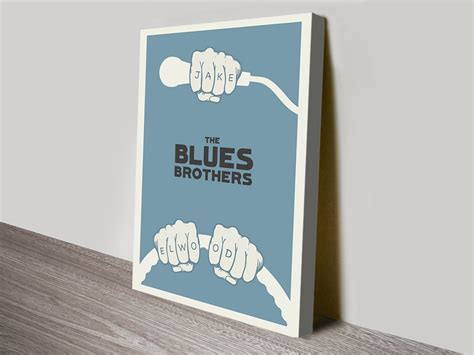 The Blues Brothers Movie Poster Wall Art | Blue Horizon Prints Australia