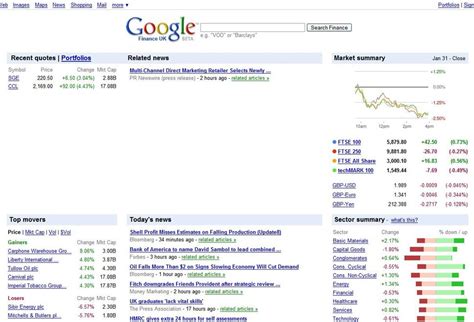 google finance uk   techradar