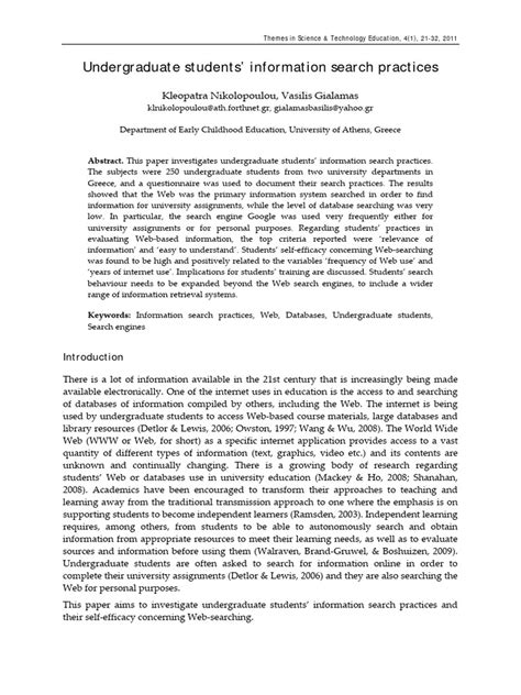 Information Search Skills Download Free Pdf World Wide Web