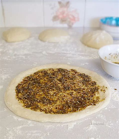 Manoushe منقوشه A Levantine Zaatar Flatbread