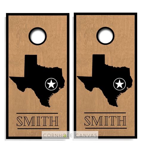 Texas Themed Cornhole Boards Kick Up Your Lawn Game In 2020