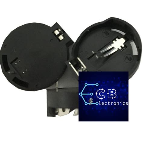 2032 Battery PCB Horizontal Round Holder HB-2032H – C.B.Electronics