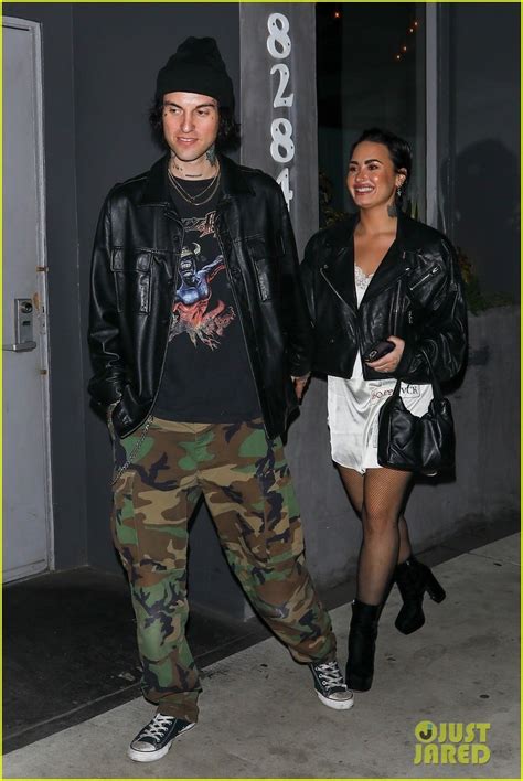 Demi Lovato Glows With Happiness After Dinner With Boyfriend Jutes in