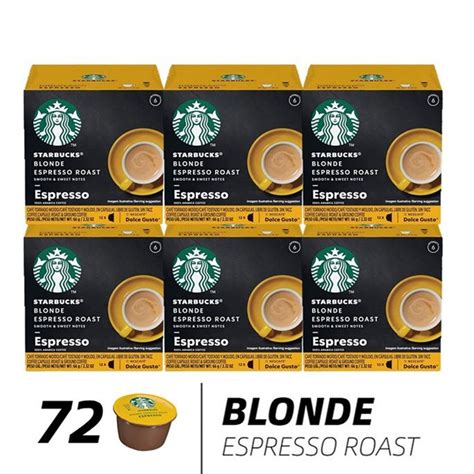 Кофе в капсулах Starbucks Dolce Gusto Blonde Espresso Roast 72 капсул купить с доставкой по