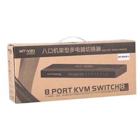 Mt Viki 8 Port Smart Kvm Switch Manual Key Press Vga Usb Wired Remote