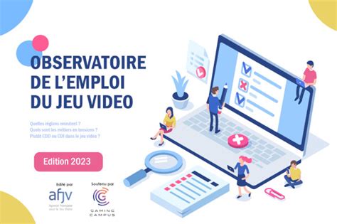 observatoire de lemploi du jeu video  repartition geographique
