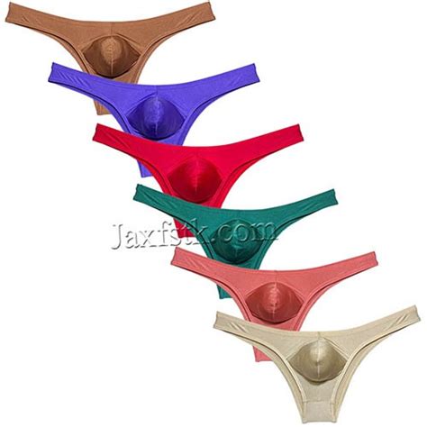 Sexy Men S Shiny Ice Silk Bikini Briefs Underwear Half Rear Skimpy Bottoms Hipster Pants MU105 M
