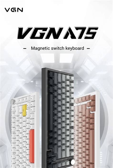 Vgn A Mechanical Keyboard Magnetic Switch Custom Hot Swappable Esports Grade Gasket Wired