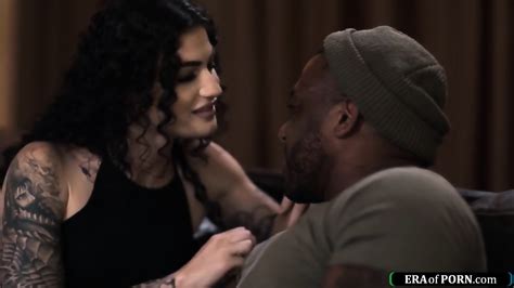 Tattooed Girl Is Horny And Asks A Black Friend To Fuck Her