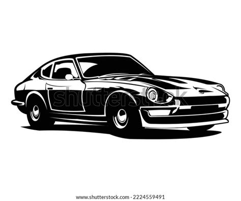 Japanese Classic Sports Car Isolated On Stock Vector Royalty Free