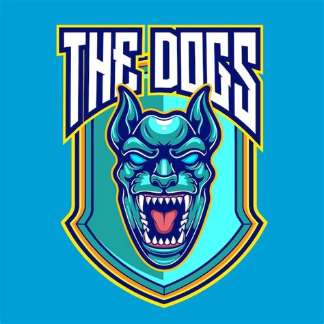 Premium Vector Vector Illustration Of Dog Mascot Logo Template