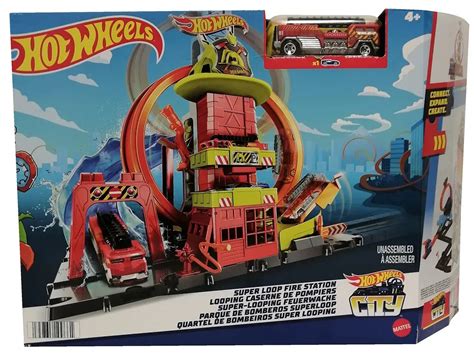 Mattel Hot Wheels City super hasičská stanice se smyčkou HKX41 Joy KIDS