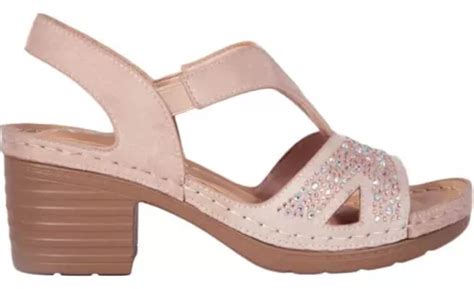 Sandalia Confort Con Mujer Shosh Nude Envío gratis