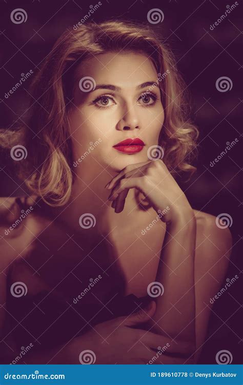 Attractive Naked Blonde Stock Photo Image Of Happy