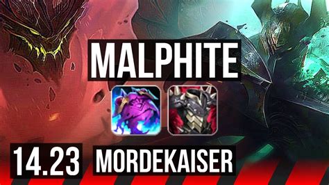 MALPHITE Vs MORDEKAISER TOP 6 3 9 NA Challenger 14 23 YouTube