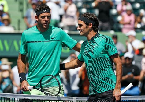 Roger Federer Juan Martin del Potro Miami Open 2017 - TennisPAL