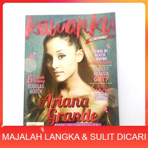 Jual Majalah Kawanku No Mei Cover Ariana Grande Langka Shopee