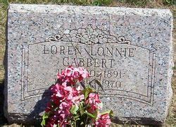 John Loren Lonnie Gabbert M Morial Find A Grave