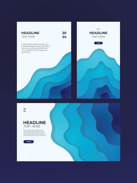 premium vector cut  paper print template